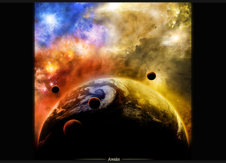 Awake - space, star, galaxy, planet