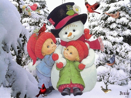 Snowman - snowman, morehead, snow, holiday, winter, tree, christmas