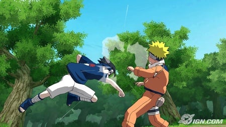 Legendary Uchiha KO punch - sasuke, naruto, ko, punch