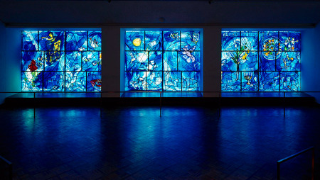 Blue windows - abstract, blue, windows, photography, room, floor