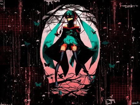 Dark Miku - vocaloid, miku, 01, hatsune, dark