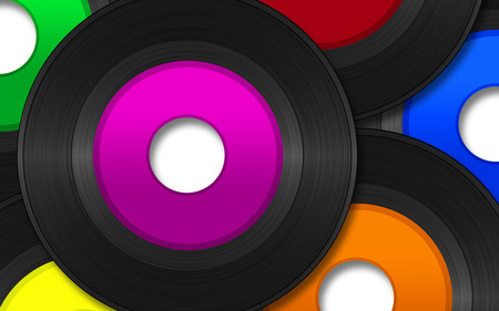 Music Disc - music, colorful, disc, classic