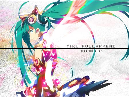 Miku Fullappend - aqua, hot, headset, append, wings, music, white, cool, aqua eyes, hatsune miku, sexy, song, vocaloids, program, vocaloid, beautiful, pink, diva, nice, beauty, twintail, singer, miku append, black, virtual, pretty, idol, anime, fullappend, miku, cute, girl, hatsune, microphone, headphones, red, awesome, aqua haur