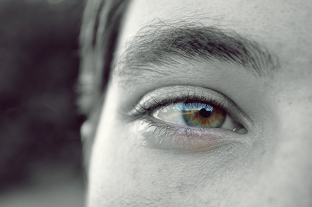 beautiful eyes - actor, black and white, people, nice eye