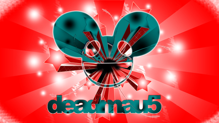 deadmau5 - splendid, stars, mau5, red