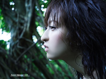 Kasumi_Nakane - face, lady, japan, kasumi, models, tree