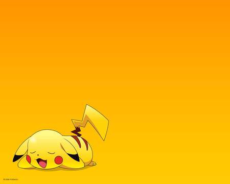 Pikachu tired