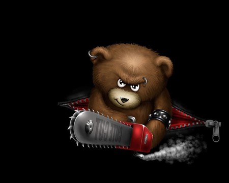 Funny Bear - bear, cute, 3d, funny