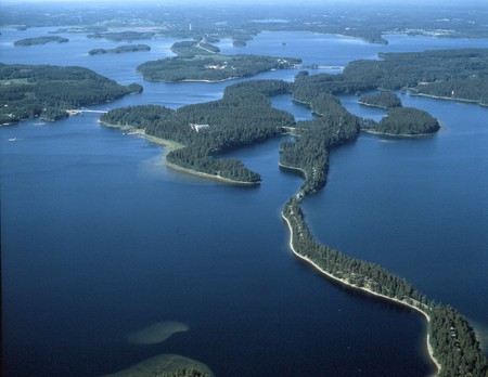 Finland, Country of Thousand Lakes - lakes, water, blue, vegetations