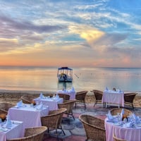 Restaurant in the beach