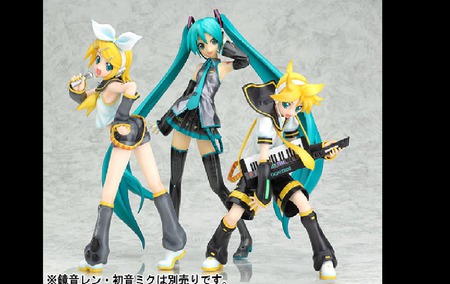 rocking day out - rin, miku, blue, yello, len