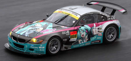 BMW ITASHA CAR - itasha, vocaloid, cars, miku, racing, gt, bmw, hatsune