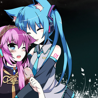 Miku Hatsune & Luka Megurine Nekomimi