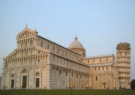 church and Leaning Tower, Pisa, Italy