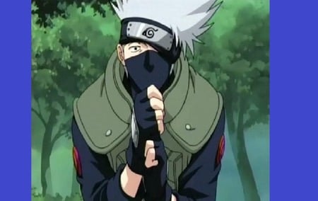 kakaishi thinking - mask, kakashi, trees, fav