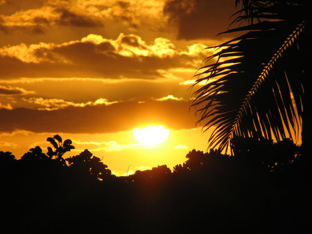 Hawaii Sunset 2 - beach, photography, sun, island, sunset, hawaii, gold