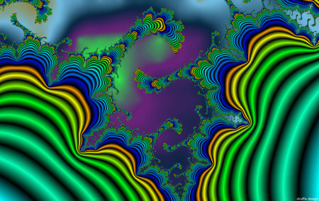 Weird - purple, green, fractal