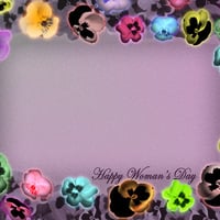 it's a Woman's Day!!! (violets 3)