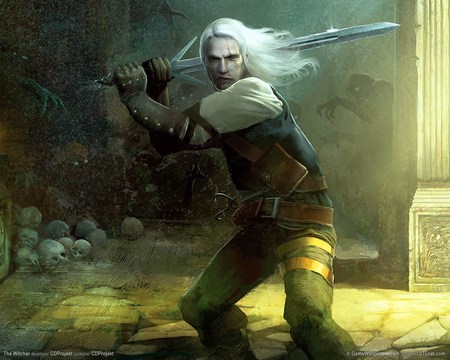 The Witcher - silver sword - silver sword, the witcher