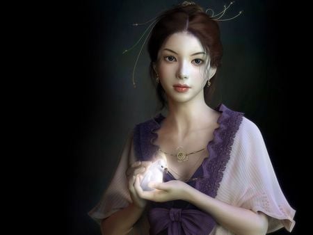 Lovely  Lady (Artwork) - fantasy, kjun and, and, artwork, 3d and cg