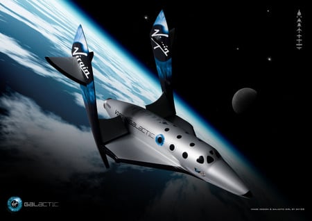 Virgin Galactic 2 - shuttle, richard branson, galaxy, virgin galactic, space