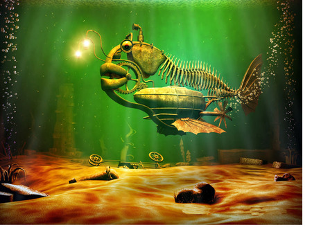 Mechanical-Fish - fish, future, robotic, modern