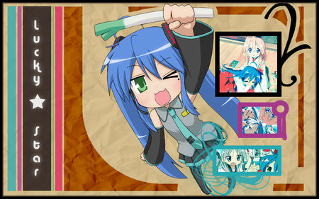 Konata Izumi Vocaloid - lucky star, vocaloid, konata izumi, izumi, konata