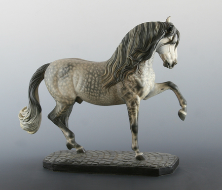 Andalusian Breyer - horses, breyer, spanish, dappled grey, andalusian, resin