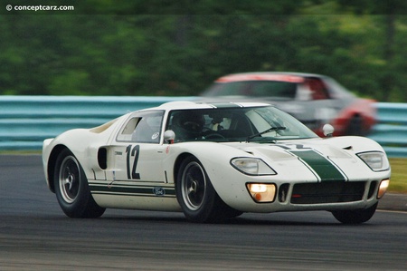 66 GT40 - white, ford, car, gt40