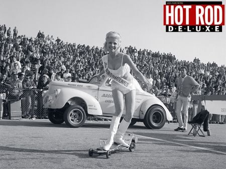 Hot Rod - hot, girl, car, rod