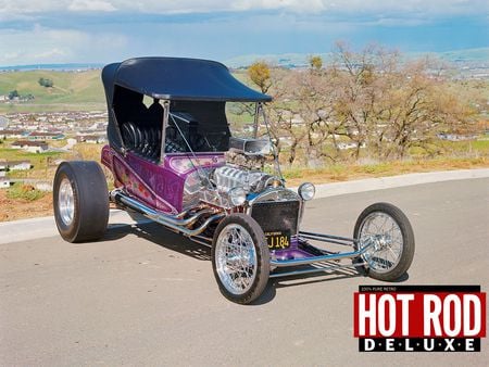 Rod - car, purple, rod, hot