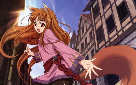 Spice and Wolf Holo - wolf, horo, wolf girl, spice and wolf, spice