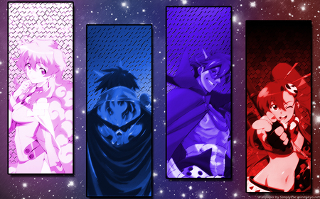 Pierced Heavens - tengen toppa, gainax, manglobe, kamina, studio, teppelin, nia, series, character, gurren lagann