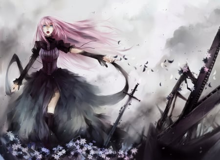 Luka - vocaloid, anime, girl, megurine luka, pink hair, pink, luka