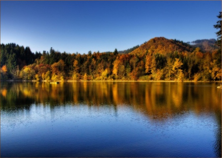 Reflection - sky, lake, water, beautiful, photography, nature, autumn