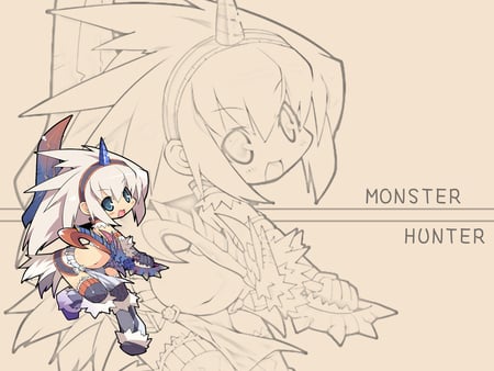 monster hunter - capcom, kirin, chibi, monster, cute, hunter