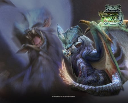 monster hunter - hunter, lunastra, monster, capcom, frontier