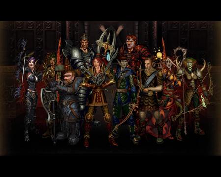 Dungeon Siege II Broken Wolrd - lothar, yoren, broken, eva, sartan, finala, world, siege, vix, deru, dungeon, taar, amren, ressa, companions