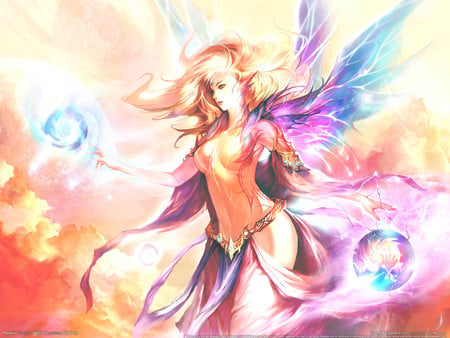 maestia - wings, beauty, maestia, magic