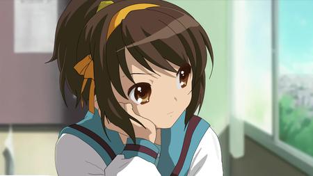 Haruhi Suzumiya - sos brigade, ponytail, haruhi suzumiya, haruhi, suzumiya