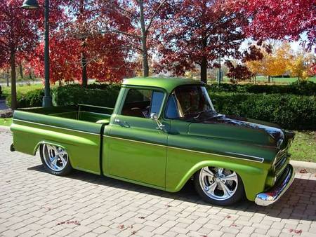 Custom 1959 Chevrolet Apache truck - classic, chevy, custom, truck