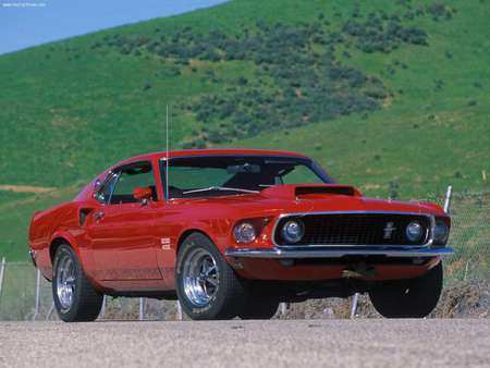 1969 Ford Mustang Boss 429 - mustang, car, classic, muscle, ford