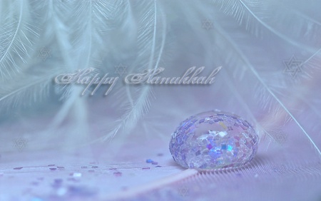 Frozen Hanukkah - silvery, christmas, chanukah, hanukkah, holiday, glitter, jewish, judaica