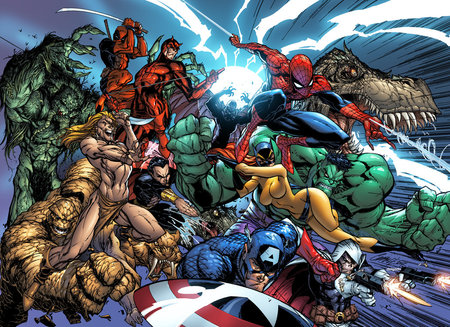 Marvel Heroes - deadpool, marvel, hulk, america, heroes, spiderman