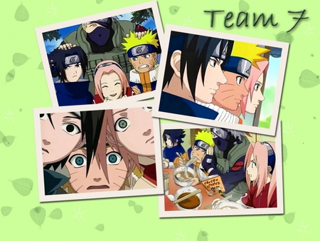 Team 7 - boys, girl, anime, pictures