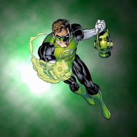 Flying Green Lantern