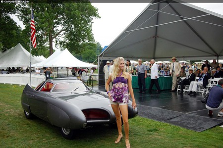 1953 Alfa Romeo B A T - girl, 1953 alfa romeo b a t, model