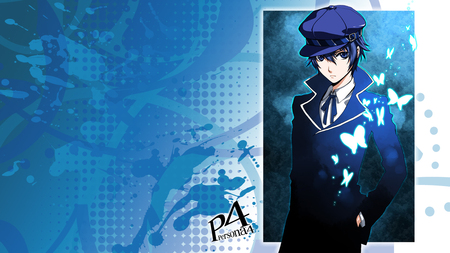 Persona 4 Naoto - naoto shirogane, persona, blue, shin megami tensei, persona 4