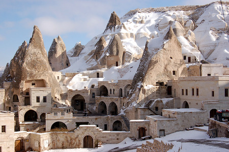 A Way of Living - sky houses, arches, mountains, windows