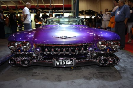 Caddy - caddy, car, purple, cadillac